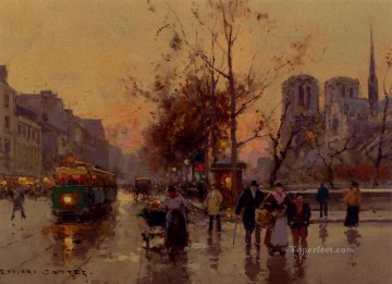 EC view of notre dame Parisian Oil Paintings